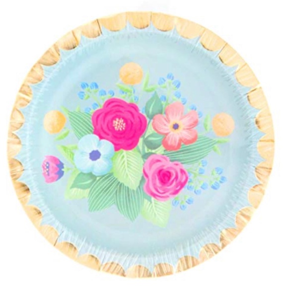 MSPCI 4" Mini Mint Scallop Paper Plates by Celebrate It (651875), 12 ct - Picture 1 of 1